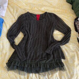 Christina Women's Green and Brown Sweatshirt